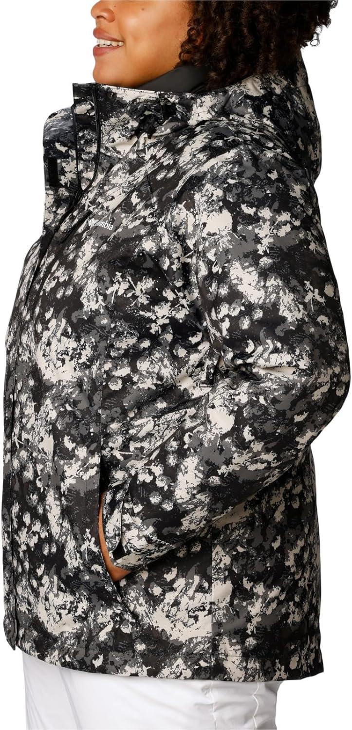 imageColumbia Womens Whirlibird IV Interchange Winter Jacket Waterproof ampamp BreathableBlack Iceblooms Print