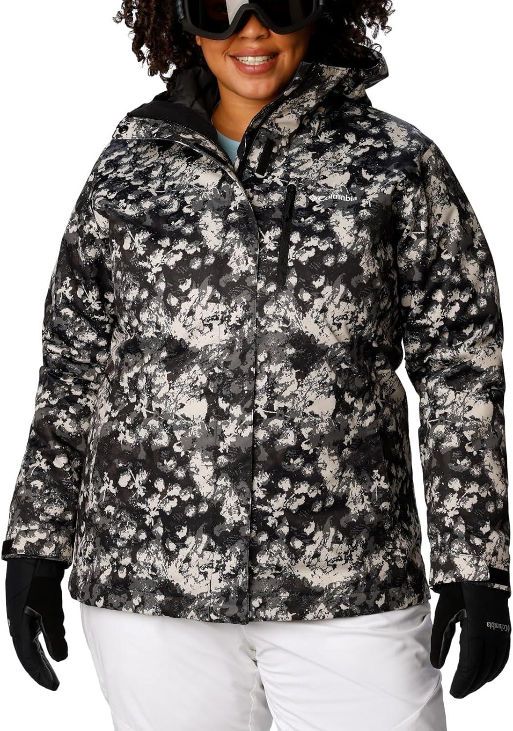 imageColumbia Womens Whirlibird IV Interchange Winter Jacket Waterproof ampamp BreathableBlack Iceblooms Print