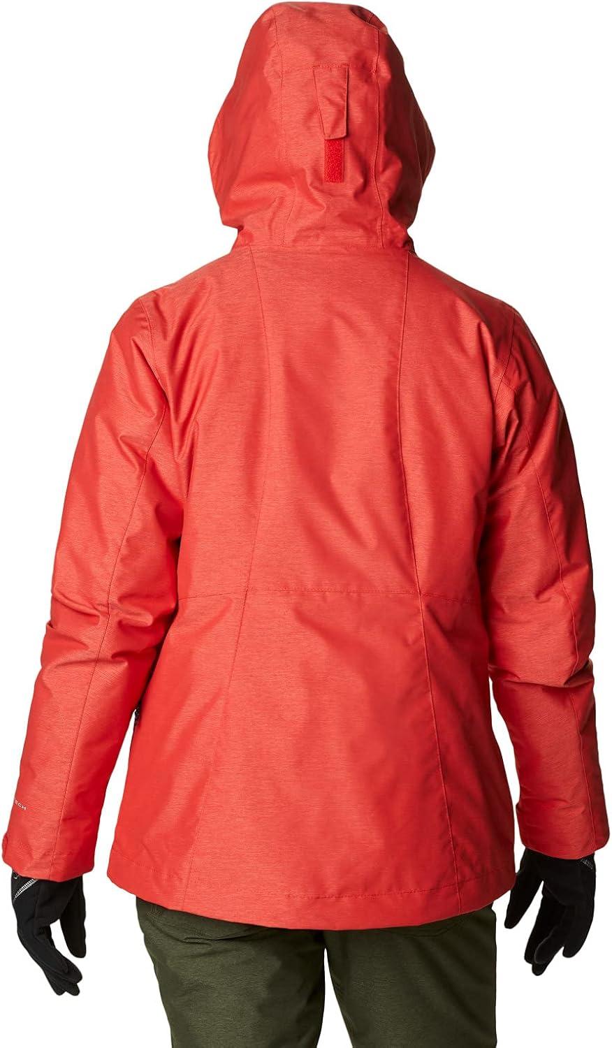 imageColumbia Womens Whirlibird IV Interchange Winter Jacket Waterproof ampamp BreathableBold Orange Crossdye