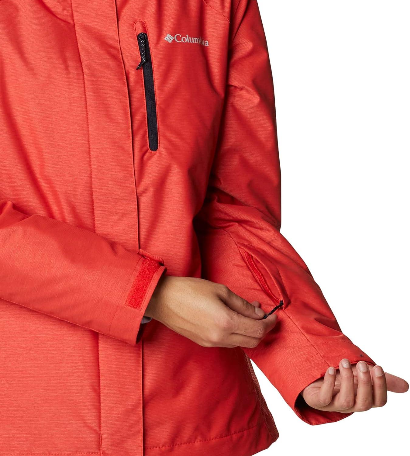 imageColumbia Womens Whirlibird IV Interchange Winter Jacket Waterproof ampamp BreathableBold Orange Crossdye