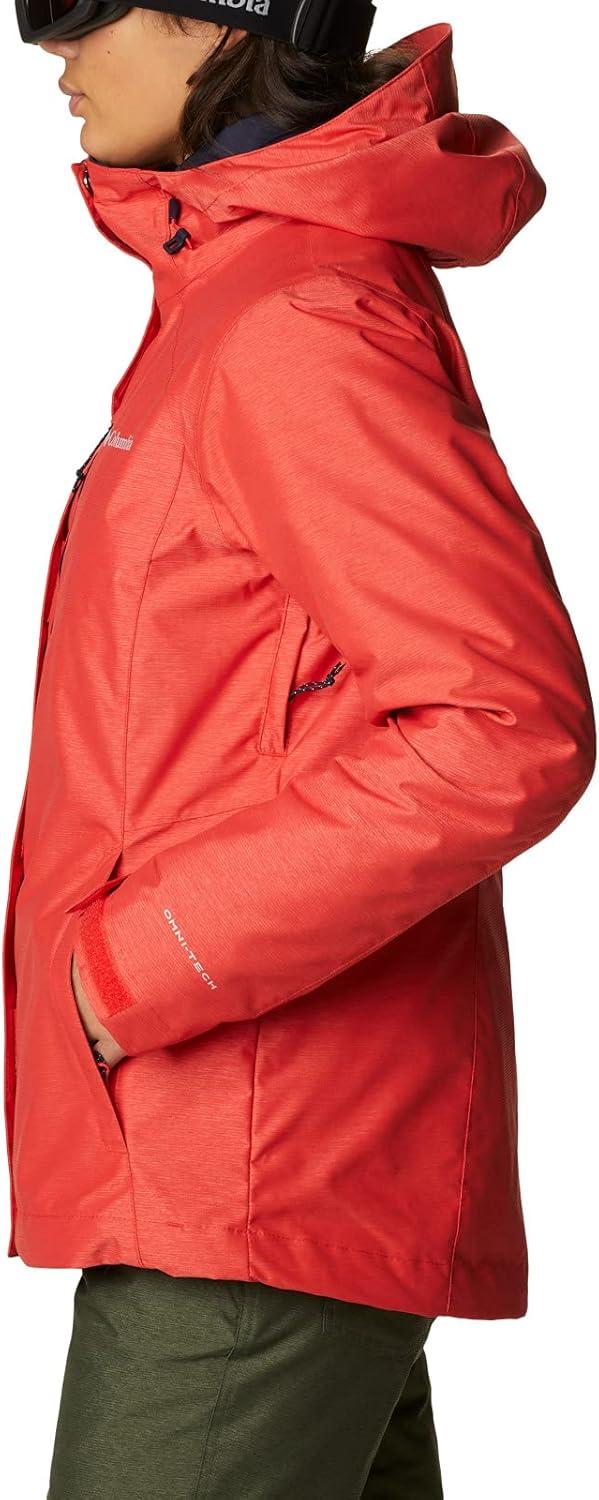 imageColumbia Womens Whirlibird IV Interchange Winter Jacket Waterproof ampamp BreathableBold Orange Crossdye