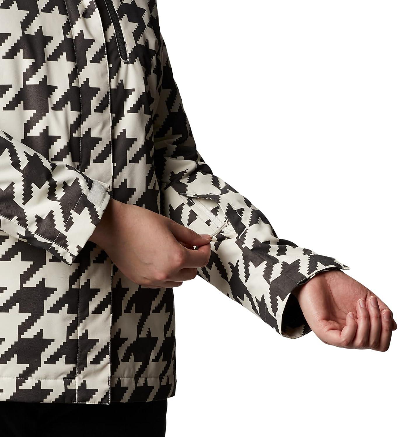 imageColumbia Womens Whirlibird IV Interchange Winter Jacket Waterproof ampamp BreathableChalk Houndstooth Print