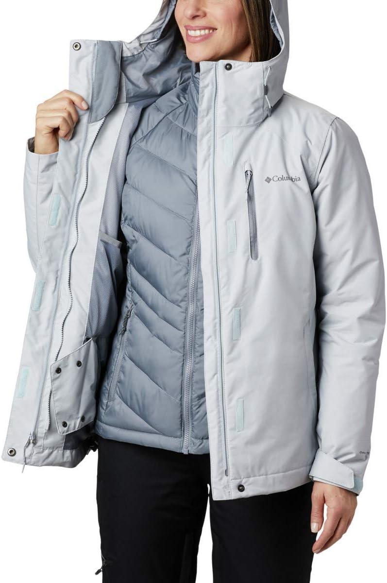 imageColumbia Womens Whirlibird IV Interchange Winter Jacket Waterproof ampamp BreathableCirrus Grey Crossdye