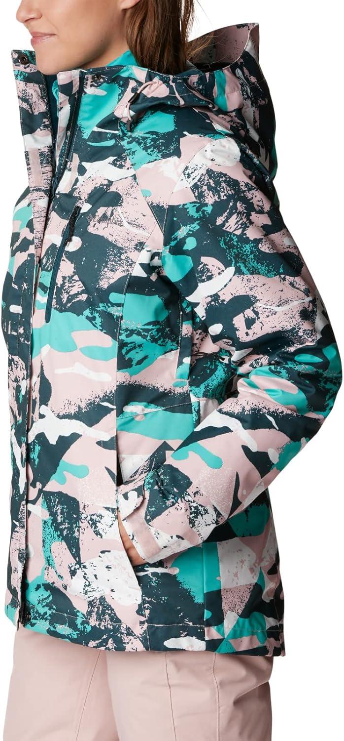 imageColumbia Womens Whirlibird IV Interchange Winter Jacket Waterproof ampamp BreathableDusty Pink Geoglacial Print