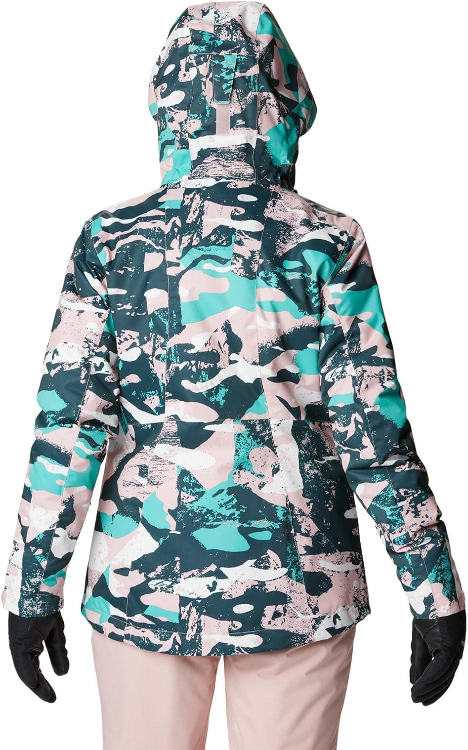 imageColumbia Womens Whirlibird IV Interchange Winter Jacket Waterproof ampamp BreathableDusty Pink Geoglacial Print