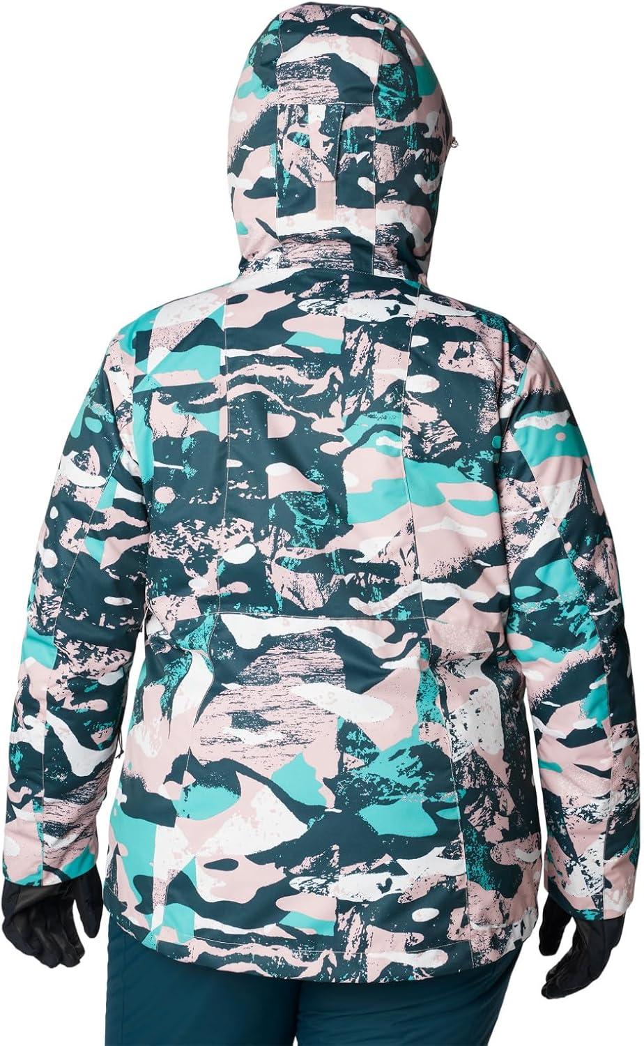 imageColumbia Womens Whirlibird IV Interchange Winter Jacket Waterproof ampamp BreathableDusty Pink Geoglacial Print