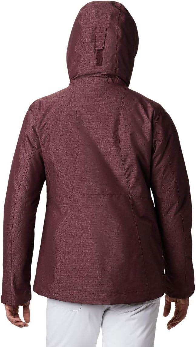 imageColumbia Womens Whirlibird IV Interchange Winter Jacket Waterproof ampamp BreathableMalbec Cross Dye