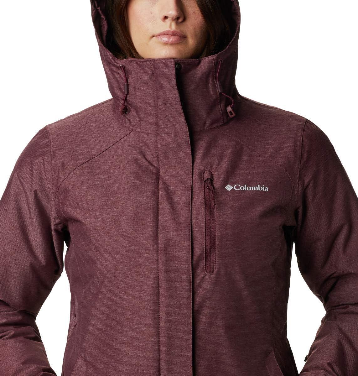 imageColumbia Womens Whirlibird IV Interchange Winter Jacket Waterproof ampamp BreathableMalbec Cross Dye