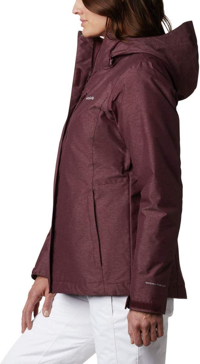 imageColumbia Womens Whirlibird IV Interchange Winter Jacket Waterproof ampamp BreathableMalbec Cross Dye