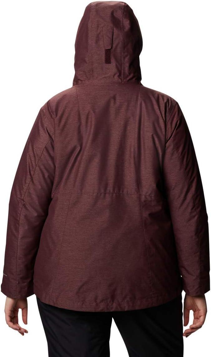 imageColumbia Womens Whirlibird IV Interchange Winter Jacket Waterproof ampamp BreathableMalbec Cross Dye