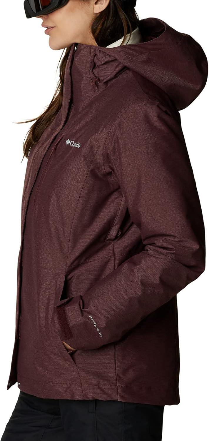 imageColumbia Womens Whirlibird IV Interchange Winter Jacket Waterproof ampamp BreathableMalbec Crossdye