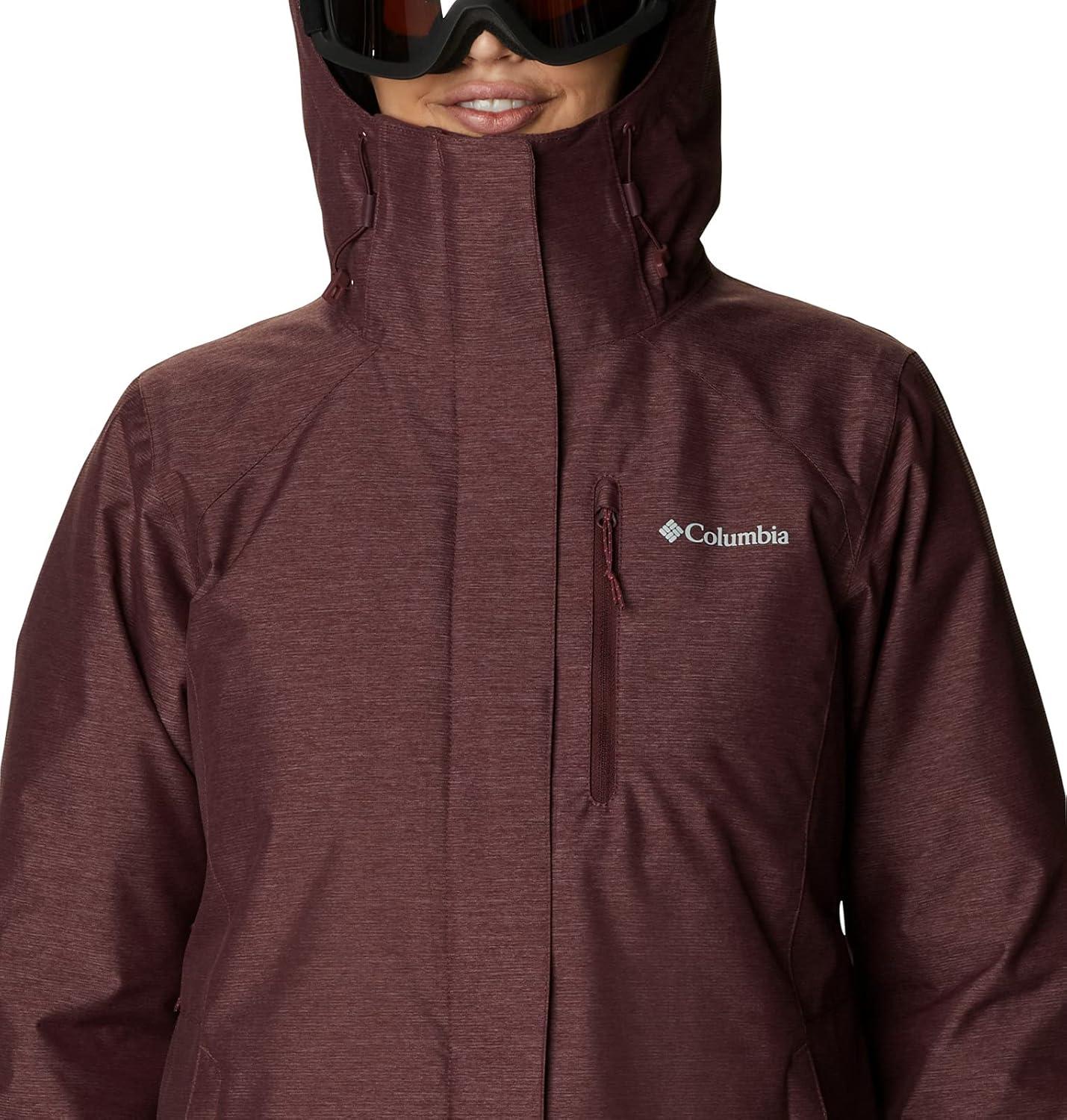 imageColumbia Womens Whirlibird IV Interchange Winter Jacket Waterproof ampamp BreathableMalbec Crossdye