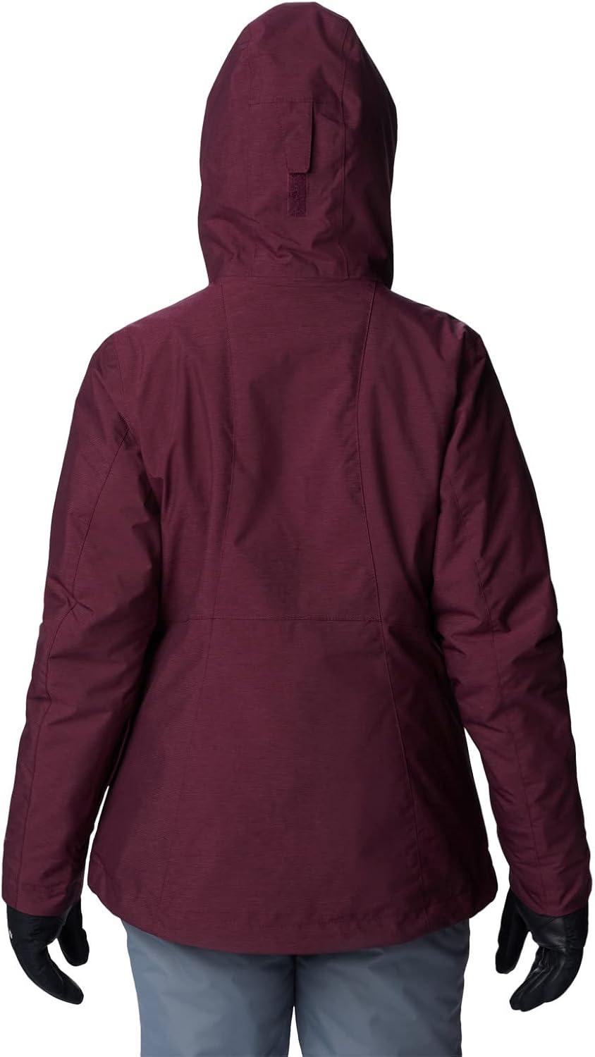 imageColumbia Womens Whirlibird IV Interchange Winter Jacket Waterproof ampamp BreathableMarionberry Crossdye