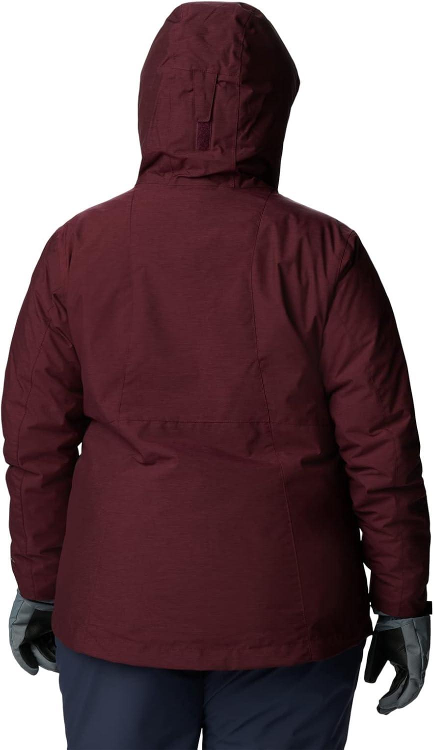 imageColumbia Womens Whirlibird IV Interchange Winter Jacket Waterproof ampamp BreathableMarionberry Crossdye
