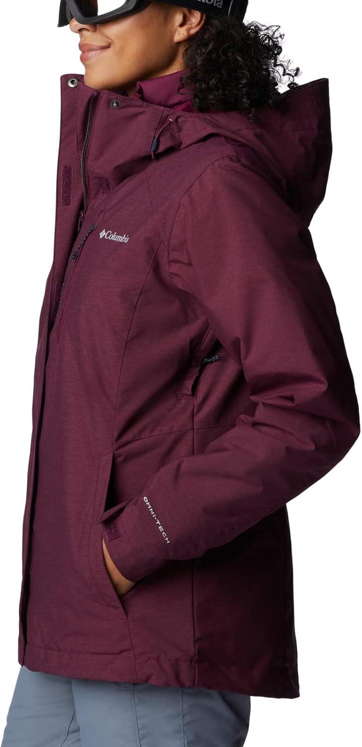 imageColumbia Womens Whirlibird IV Interchange Winter Jacket Waterproof ampamp BreathableMarionberry Crossdye