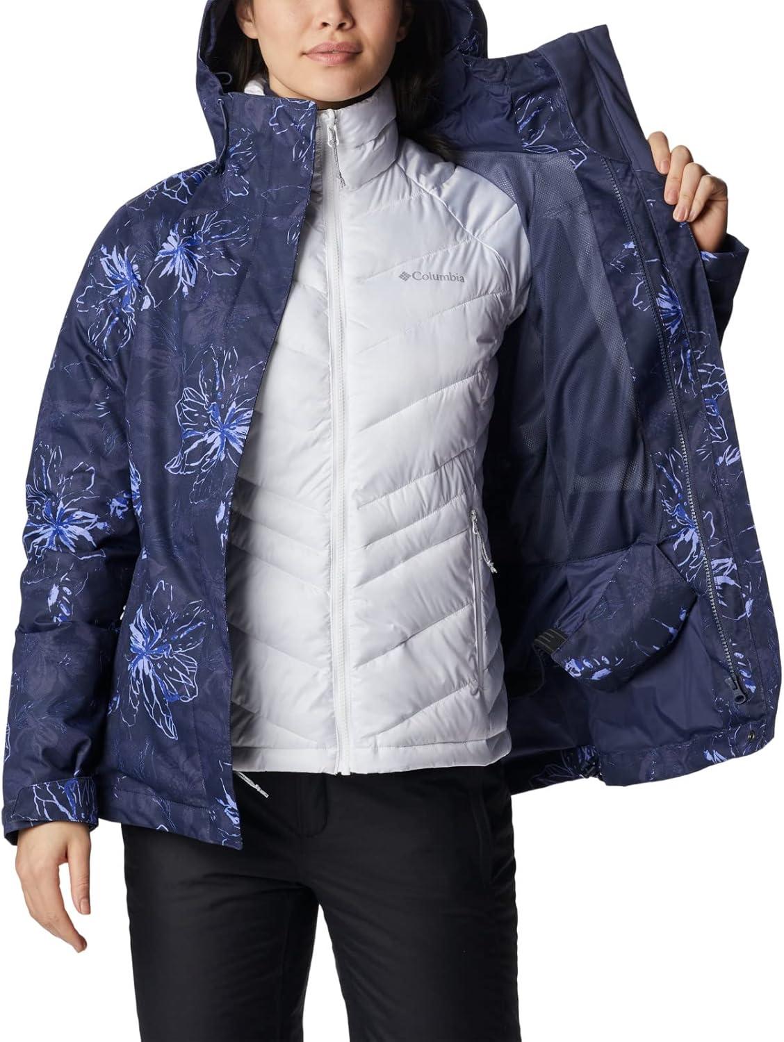 imageColumbia Womens Whirlibird IV Interchange Winter Jacket Waterproof ampamp BreathableNocturnal Aurelian Print