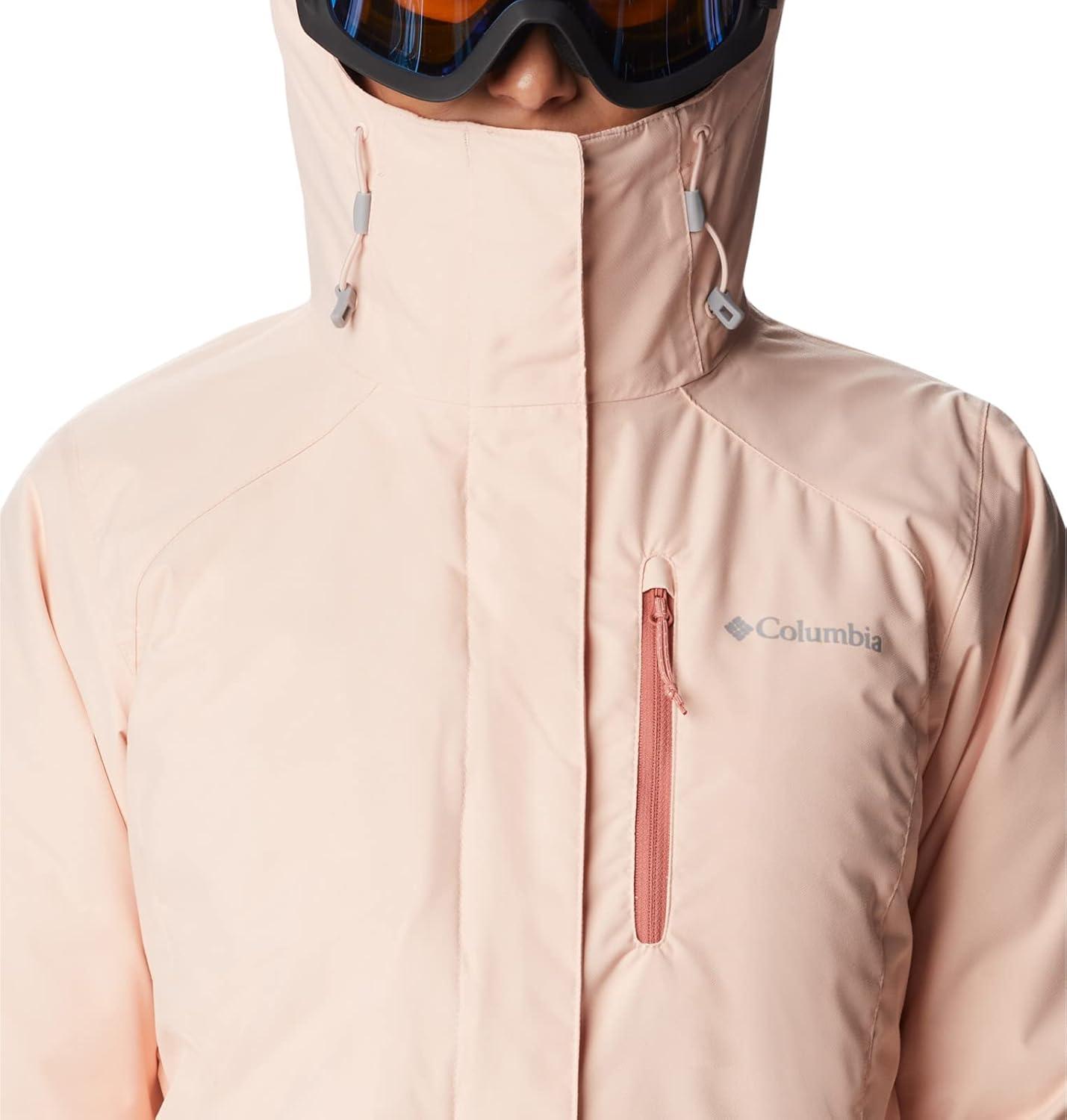 imageColumbia Womens Whirlibird IV Interchange Winter Jacket Waterproof ampamp BreathablePeach Blossom