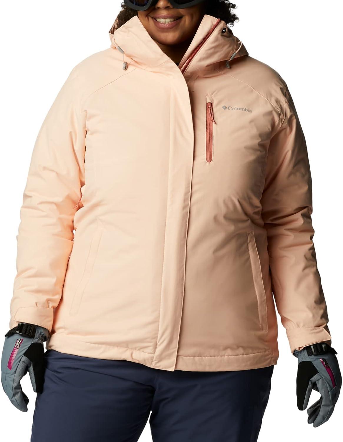 imageColumbia Womens Whirlibird IV Interchange Winter Jacket Waterproof ampamp BreathablePeach Blossom