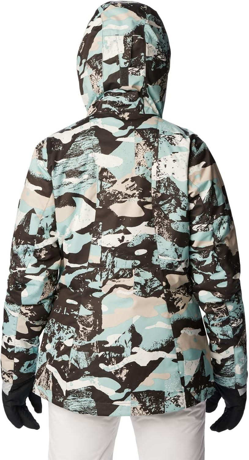 imageColumbia Womens Whirlibird IV Interchange Winter Jacket Waterproof ampamp BreathableShark Geoglacial Print