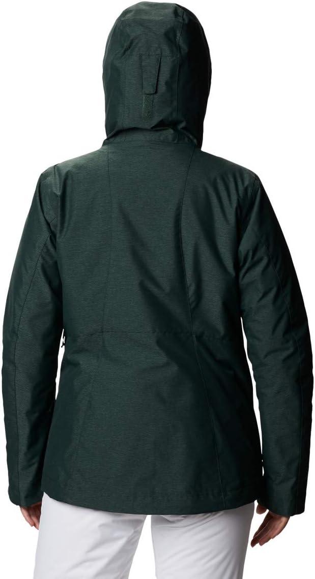 imageColumbia Womens Whirlibird IV Interchange Winter Jacket Waterproof ampamp BreathableSpruce Cross Dye