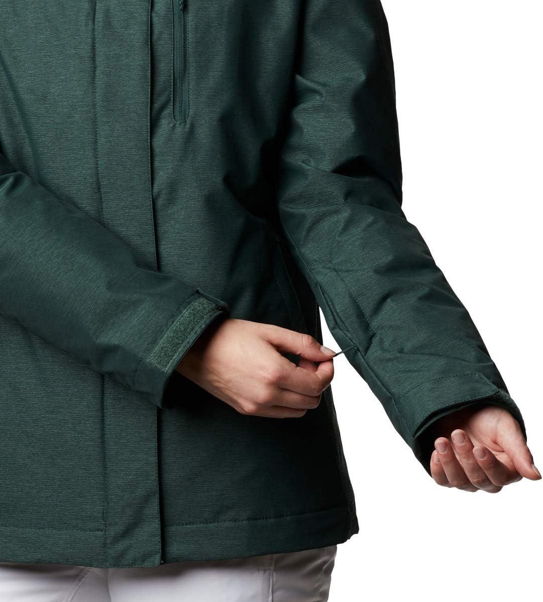 imageColumbia Womens Whirlibird IV Interchange Winter Jacket Waterproof ampamp BreathableSpruce Cross Dye
