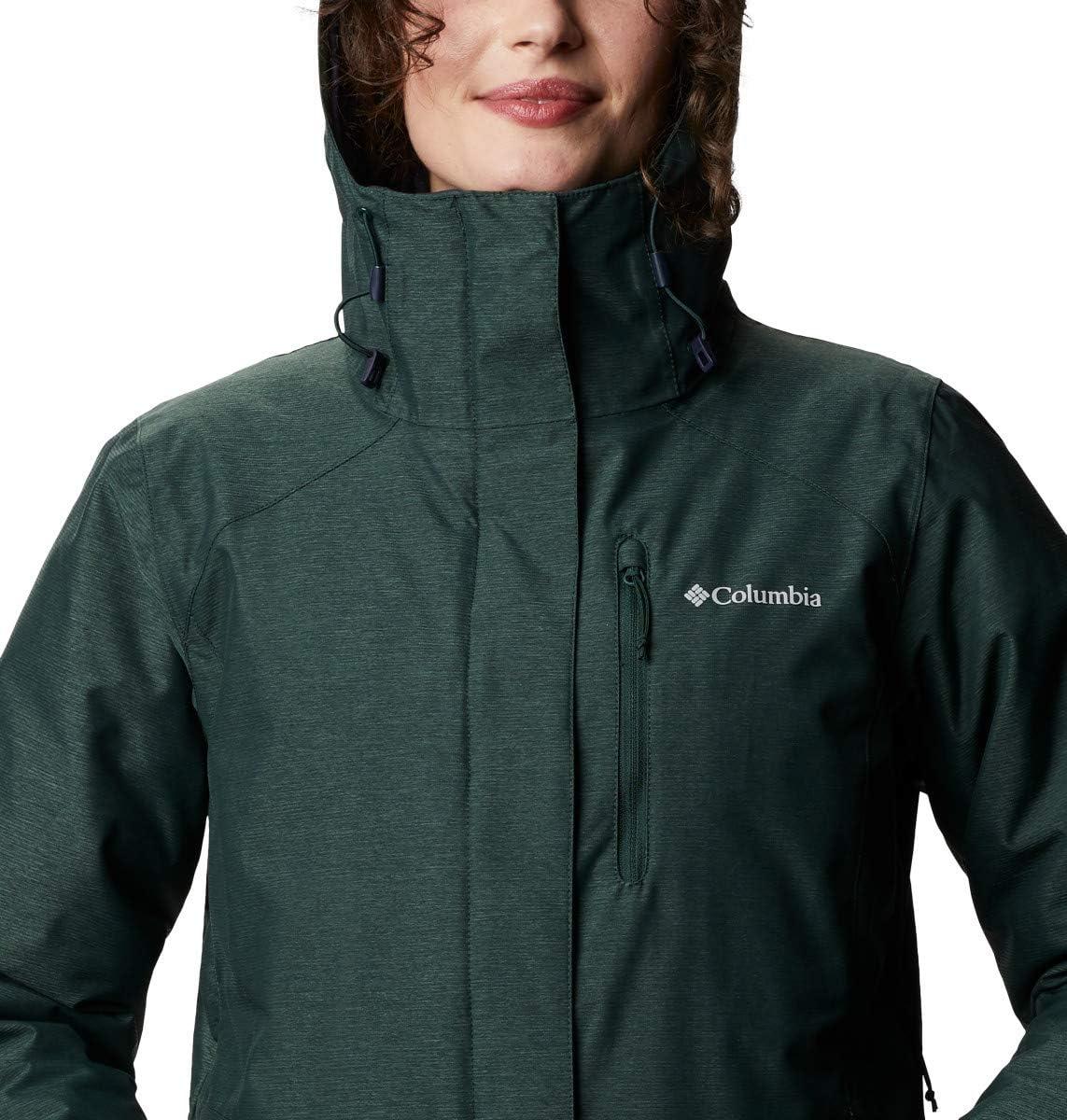 imageColumbia Womens Whirlibird IV Interchange Winter Jacket Waterproof ampamp BreathableSpruce Cross Dye