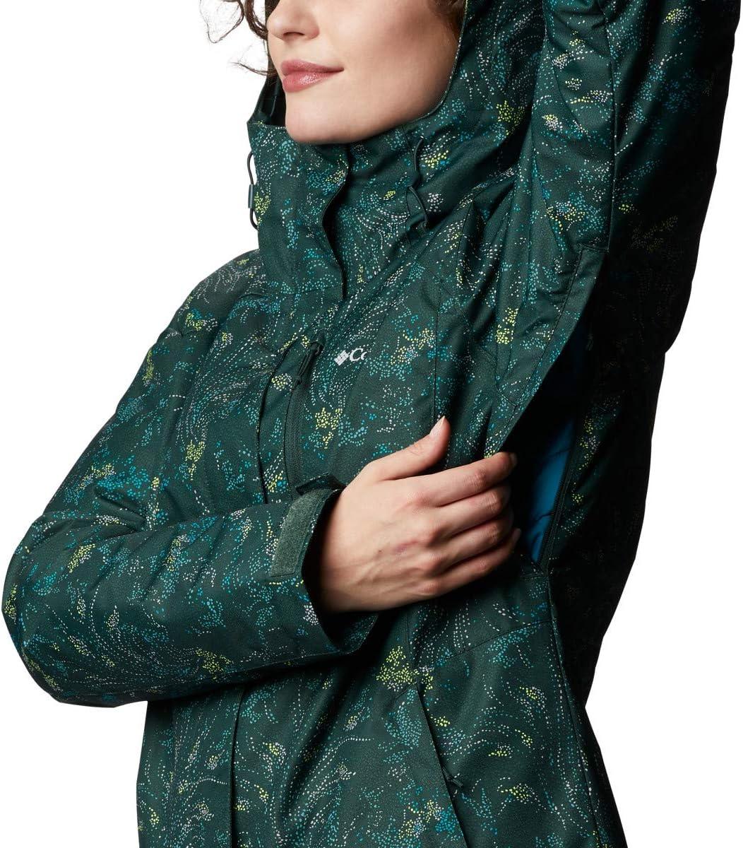imageColumbia Womens Whirlibird IV Interchange Winter Jacket Waterproof ampamp BreathableSpruce Dotty Floral Print