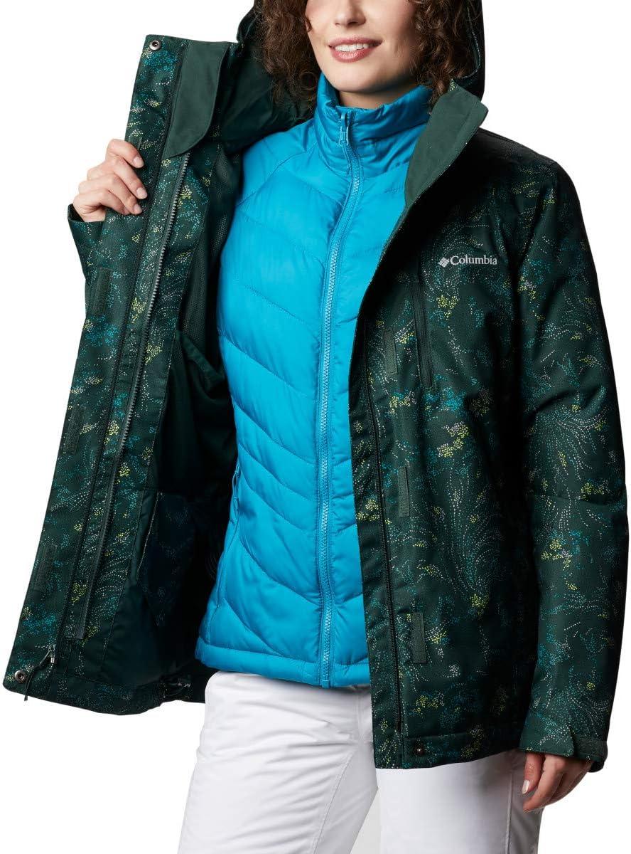 imageColumbia Womens Whirlibird IV Interchange Winter Jacket Waterproof ampamp BreathableSpruce Dotty Floral Print