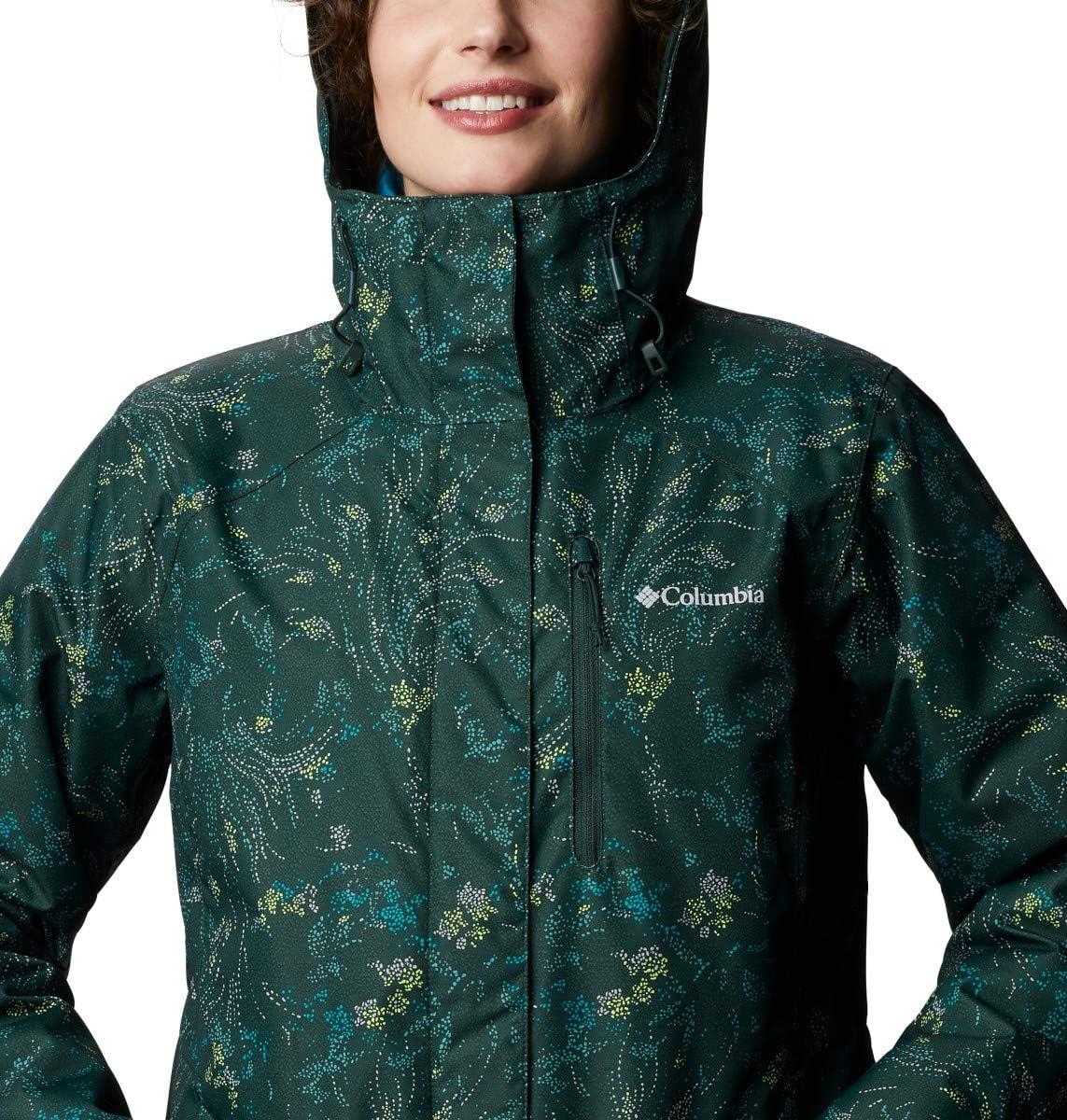 imageColumbia Womens Whirlibird IV Interchange Winter Jacket Waterproof ampamp BreathableSpruce Dotty Floral Print