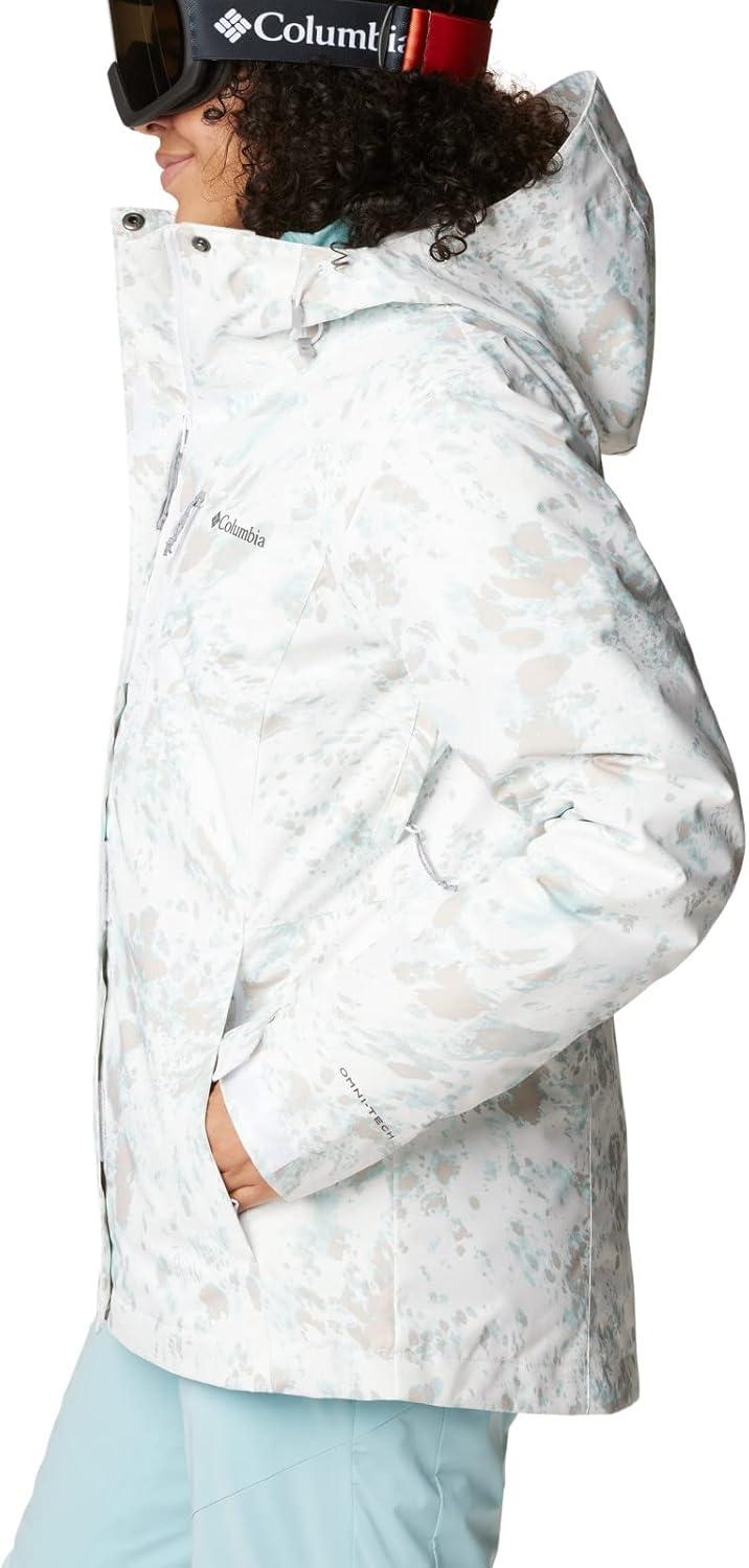 imageColumbia Womens Whirlibird IV Interchange Winter Jacket Waterproof ampamp BreathableWhite Flurries Print