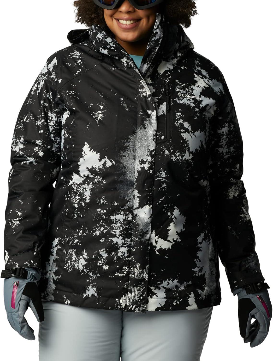 imageColumbia Womens Whirlibird IV Interchange Winter Jacket Waterproof ampamp BreathableWhite Lookup Print