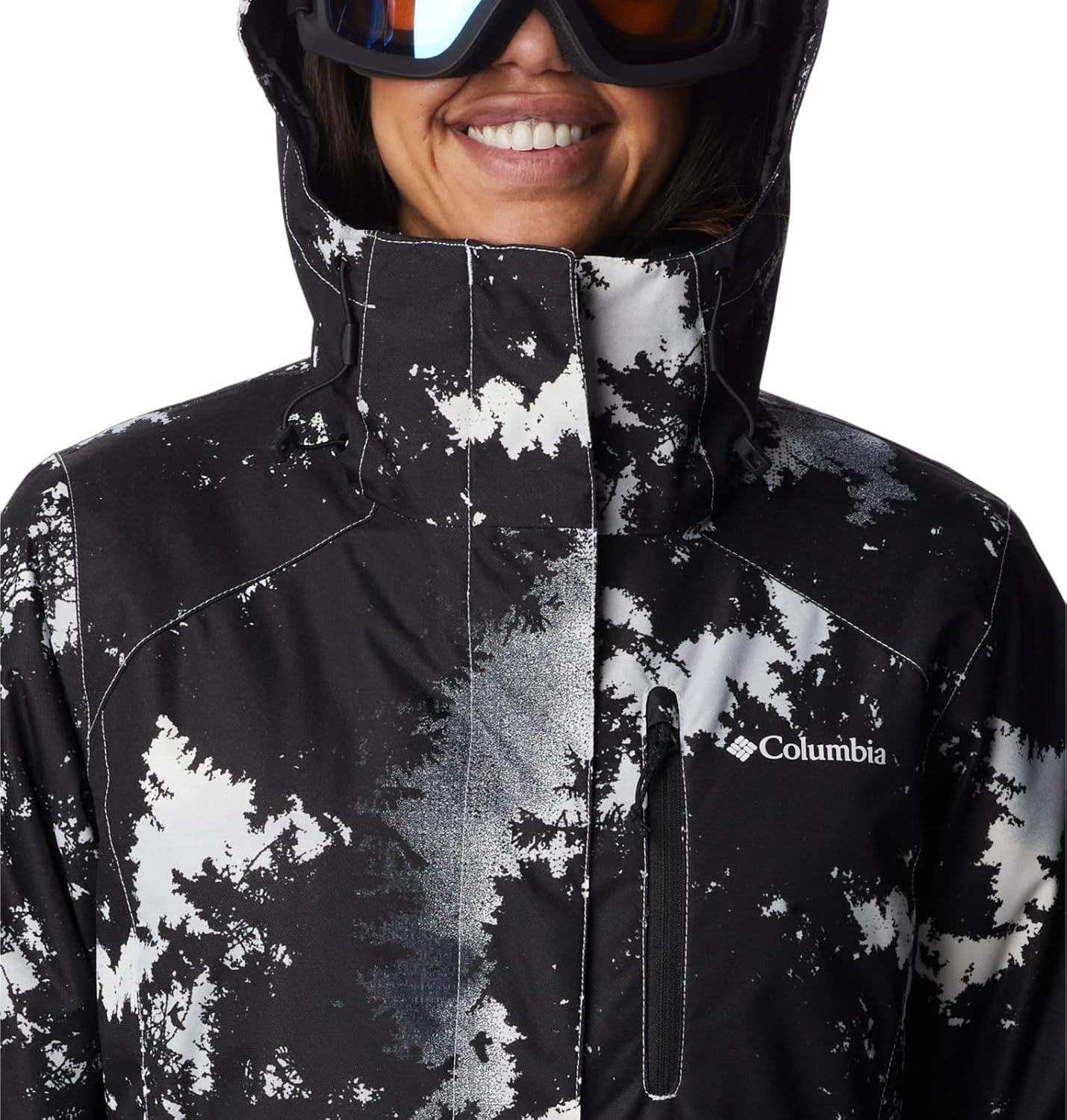 imageColumbia Womens Whirlibird IV Interchange Winter Jacket Waterproof ampamp BreathableWhite Lookup Print