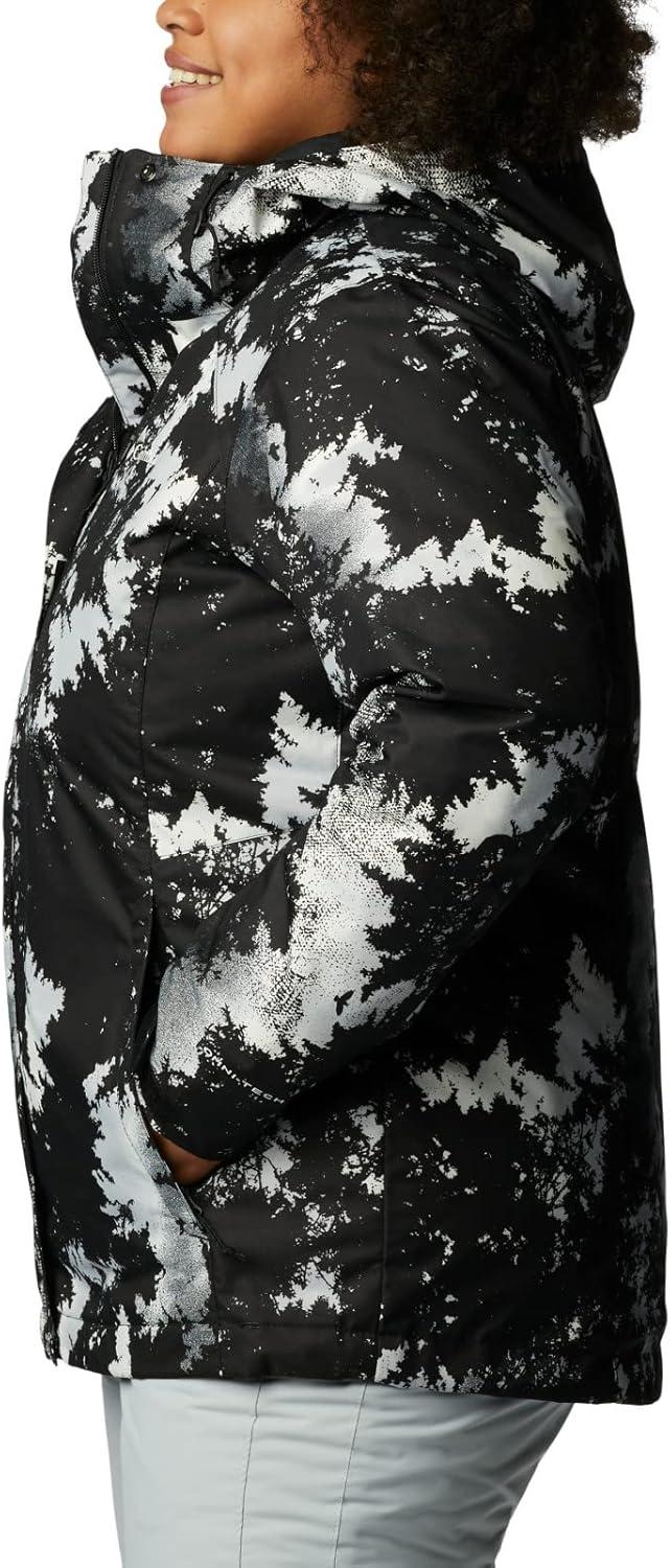 imageColumbia Womens Whirlibird IV Interchange Winter Jacket Waterproof ampamp BreathableWhite Lookup Print