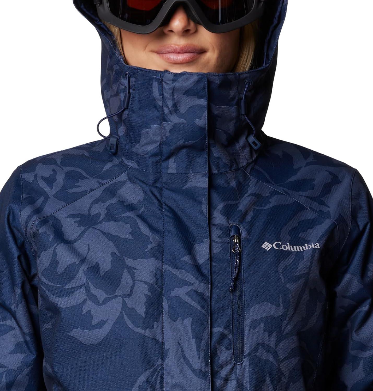 imageColumbia Womens Whirlibird V Printed Interchange JacketCollegiate Navy Leafall Print