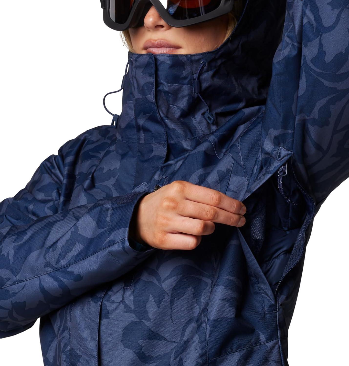 imageColumbia Womens Whirlibird V Printed Interchange JacketCollegiate Navy Leafall Print