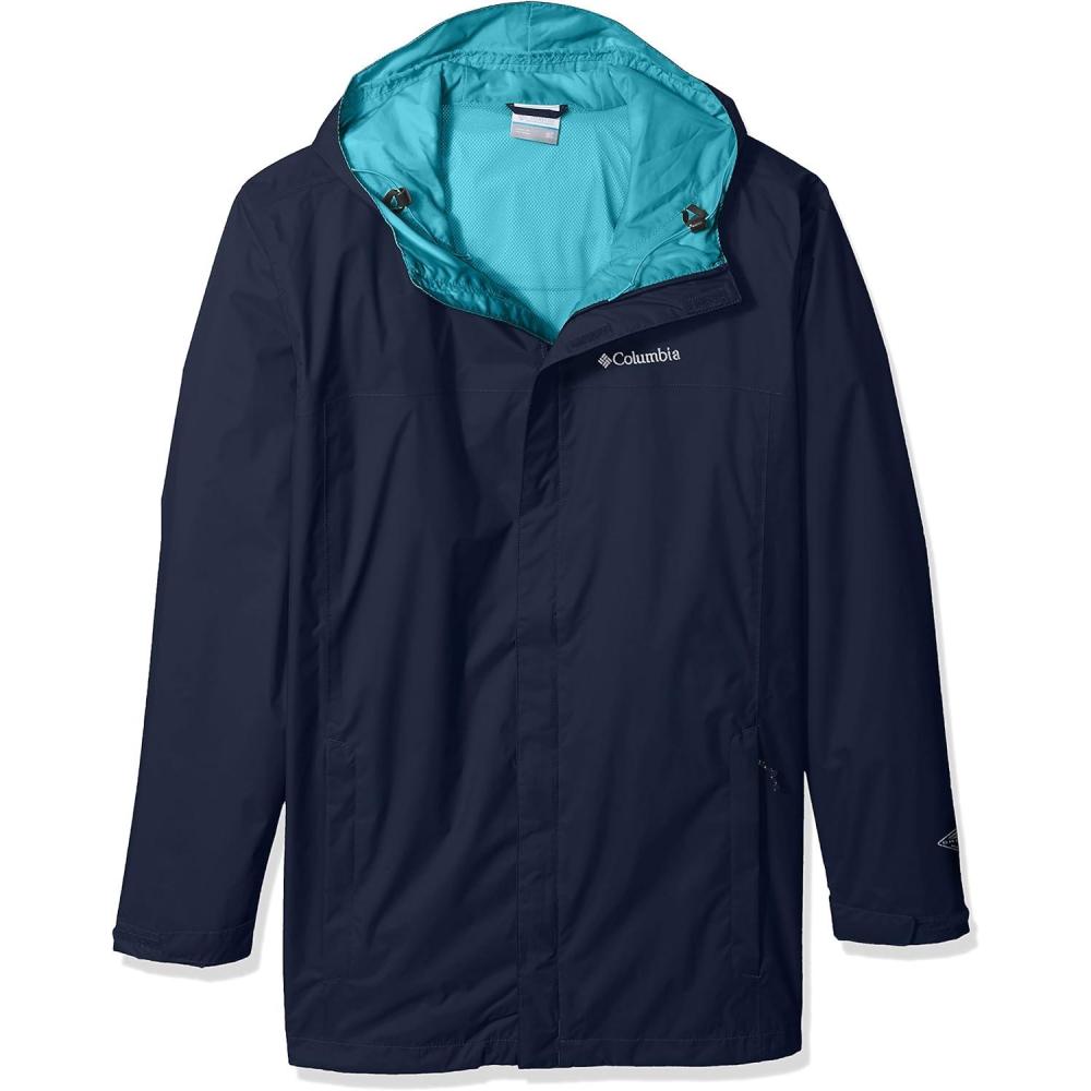 imageColumbia Mens Watertight II Rain JacketCollegiate Navy  Teal