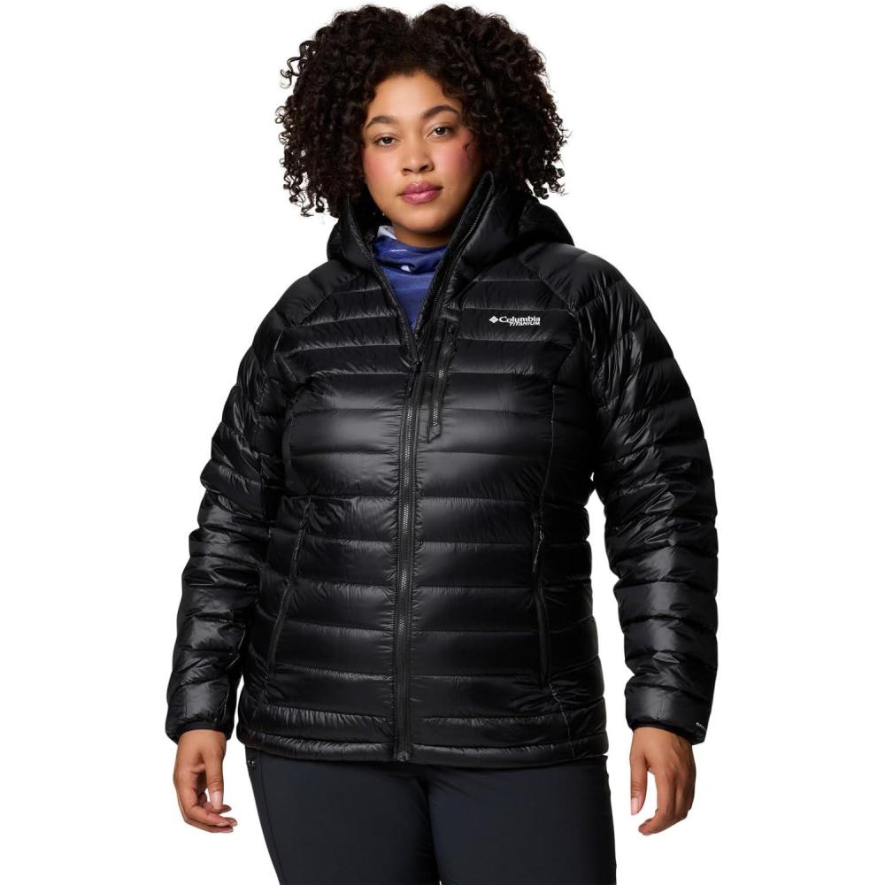 imageColumbia Womens Arctic Crest Down Hooded JacketBlack