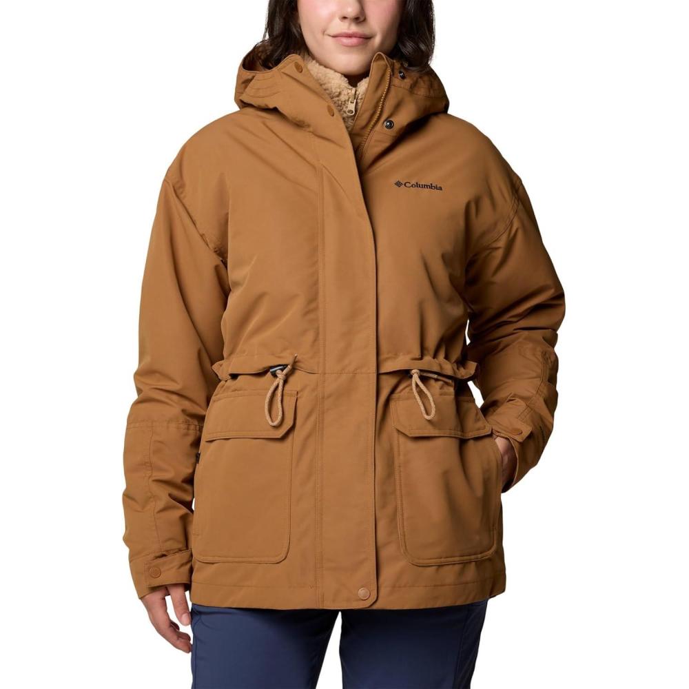 imageColumbia Womens Drop Ridge Ii Interchange JacketCamel Brown