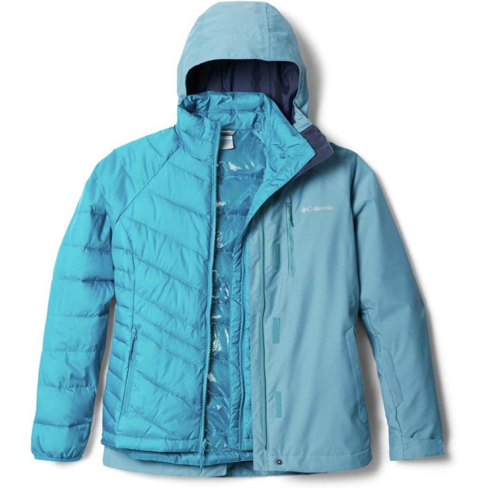 imageColumbia Womens Whirlibird IV Interchange Winter Jacket Waterproof ampamp BreathableCanyon Blue Cross Dye