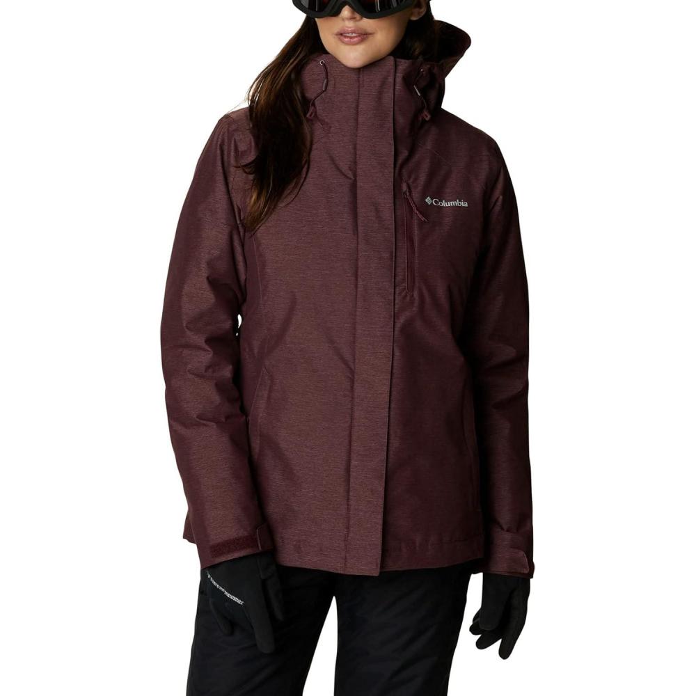 imageColumbia Womens Whirlibird IV Interchange Winter Jacket Waterproof ampamp BreathableMalbec Crossdye