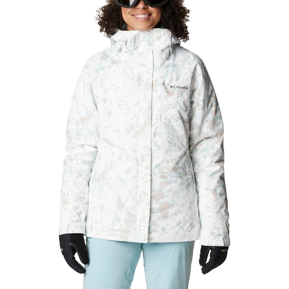 imageColumbia Womens Whirlibird IV Interchange Winter Jacket Waterproof ampamp BreathableWhite Flurries Print