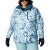 imageColumbia Womens Whirlibird IV Interchange Winter Jacket Waterproof ampamp BreathableAqua Haze Flurries Print