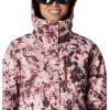 imageColumbia Womens Whirlibird IV Interchange Winter Jacket Waterproof ampamp BreathableDusty Pink Flurries Print