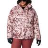 imageColumbia Womens Whirlibird IV Interchange Winter Jacket Waterproof ampamp BreathableDusty Pink Flurries Print