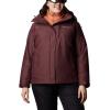 imageColumbia Womens Whirlibird IV Interchange Winter Jacket Waterproof ampamp BreathableMalbec Cross Dye