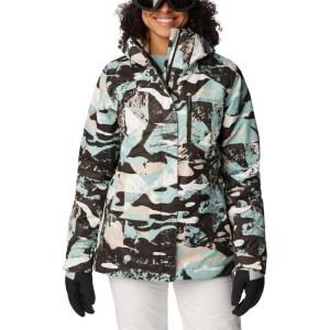 imageColumbia Womens Whirlibird IV Interchange Winter Jacket Waterproof ampamp BreathableShark Geoglacial Print