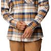 imageColumbia Womens Calico Basin Flannel Long Sleeve ShirtCamel Brown Multiplaid