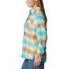 imageColumbia Womens Calico Basin Flannel Long Sleeve ShirtChalk Dimensional Buffalo
