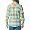 imageColumbia Womens Calico Basin Flannel Long Sleeve ShirtChalk Dimensional Buffalo