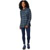 imageColumbia Womens Calico Basin Flannel Long Sleeve ShirtCollegiate Navy Multiplaid